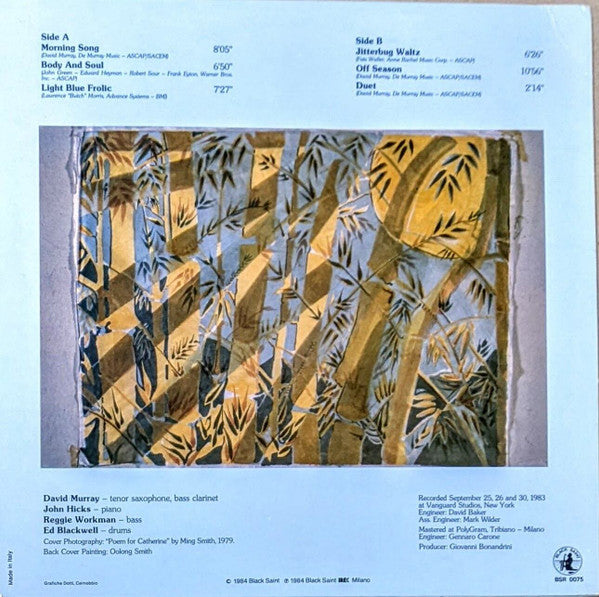 Release: Morning Song-Vinyl-Japan-1984-BSR 0075, DIW-1160-26257745