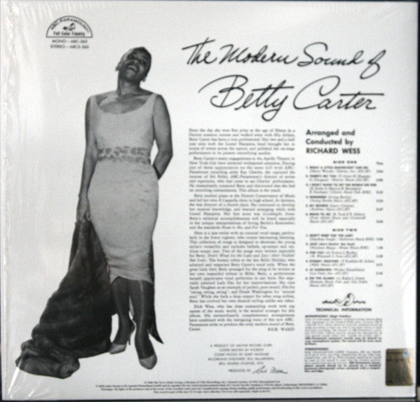 The Modern Sound Of Betty Carter