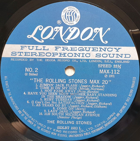 The Rolling Stones Max 20