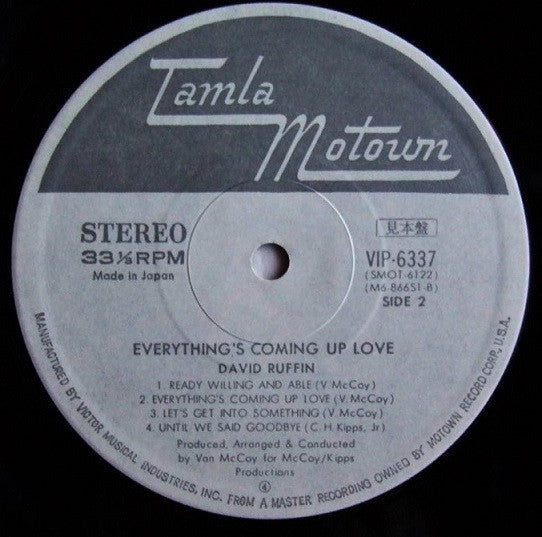 Everything's Coming Up Love