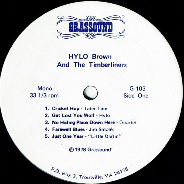 Hylo Brown And The Timberliners  Original Radio Recording