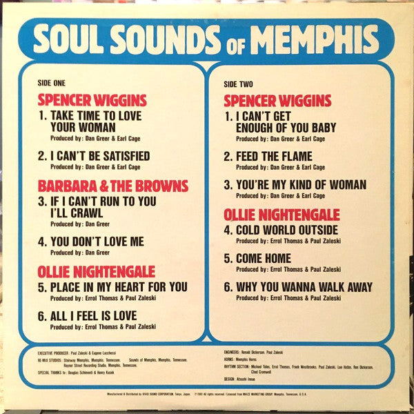 Soul Sounds Of Memphis