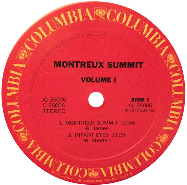 Montreux Summit, Volume 1