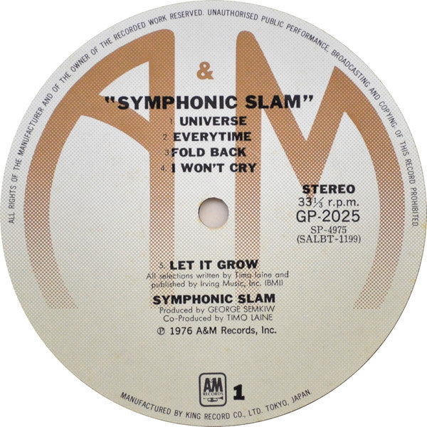 宇宙讃歌 = Symphonic Slam