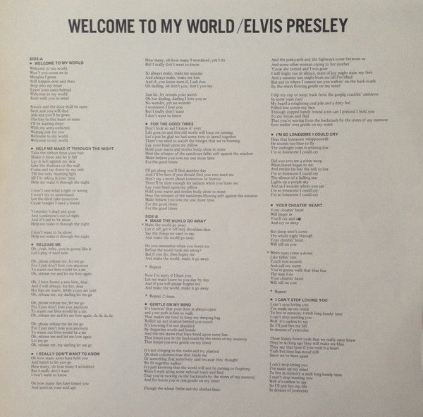Welcome To My World