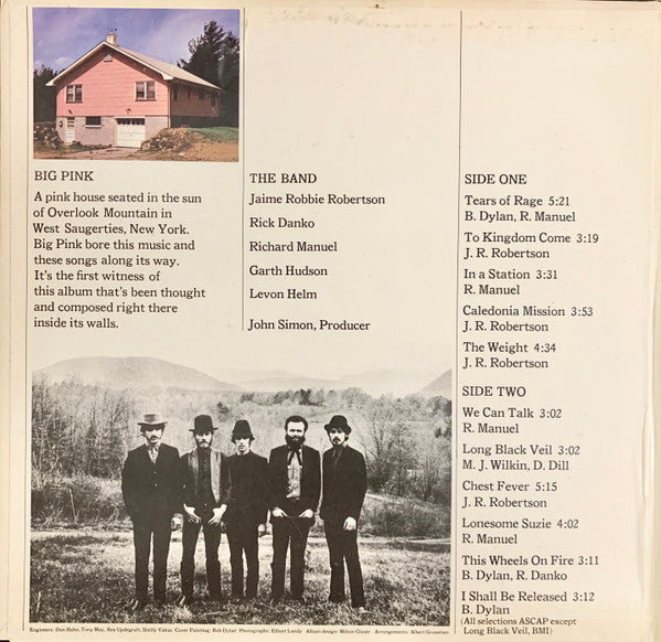 Release: Music From Big Pink-Vinyl-US-1973-SKAO 2955, SKAO-2955-7025735