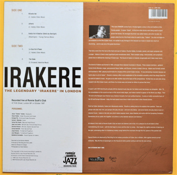 Master Release: The Legendary Irakere In London by Irakere