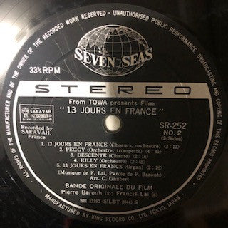 白い恋人たち = 13 Jours En France