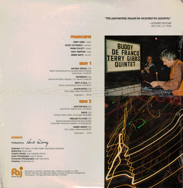 Master Release: Jazz Party - First Time Together by Terry Gibbs