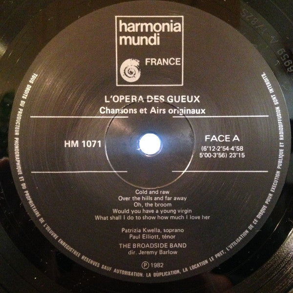 L'opera Des Gueux: Chansons Et Airs Originaux