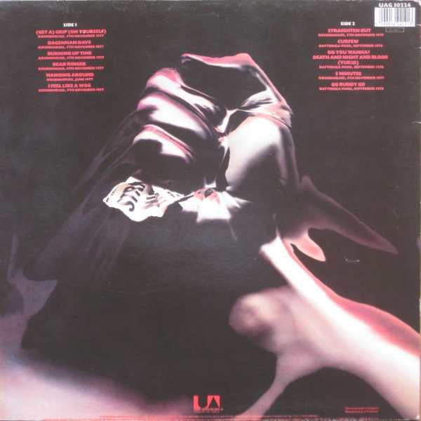 Release: Live (X Cert)-Vinyl-UK-None-UAG 30224, UAG 30224-4765154