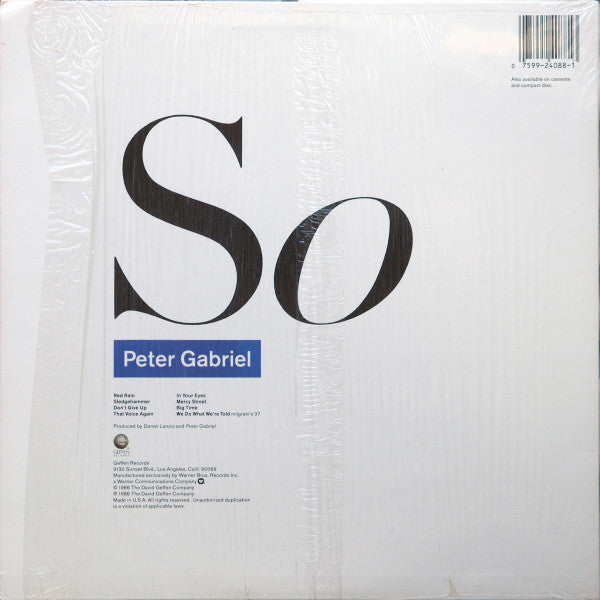 Release: So-Vinyl-US-1986-GHS 24088-5837916