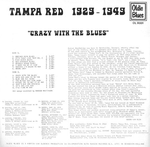 Crazy With The Blues