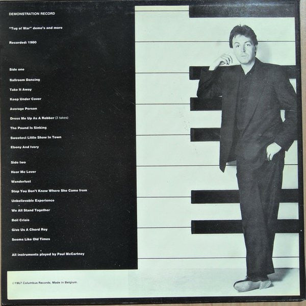Master Release: McCartney "Tug of War" Demo's And More by Paul McCartney