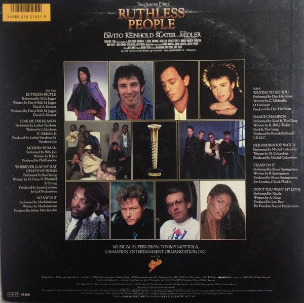 Master Release: Ruthless People (The Original Motion Picture Soundtrack) by Various