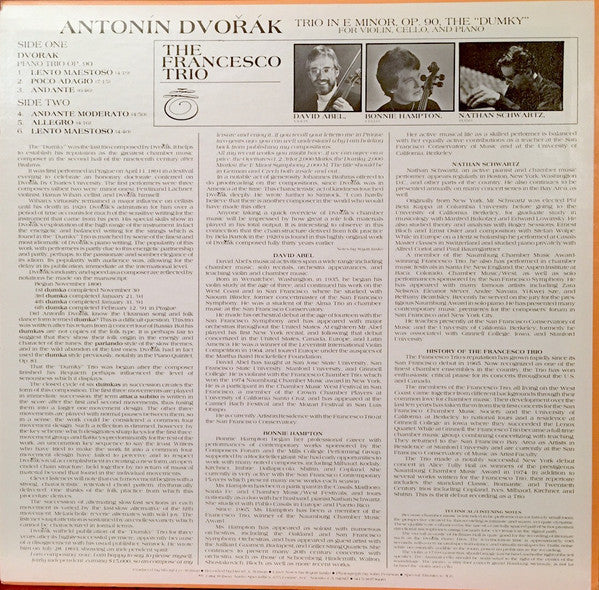 Master Release: Trio In E Minor, Op. 90, The "Dumky" by Antonín Dvořák