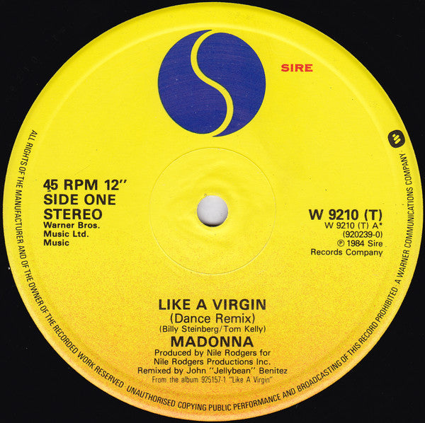 Like A Virgin (U.S. Dance Remix) / Stay