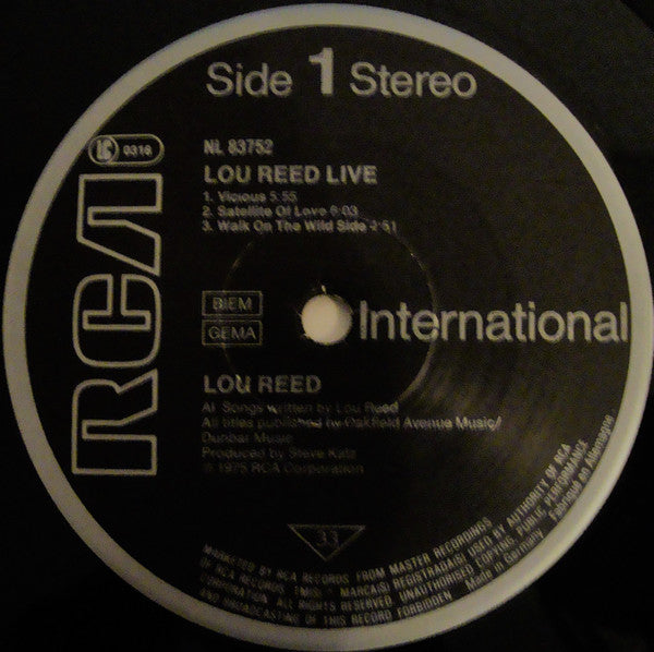 Lou Reed Live