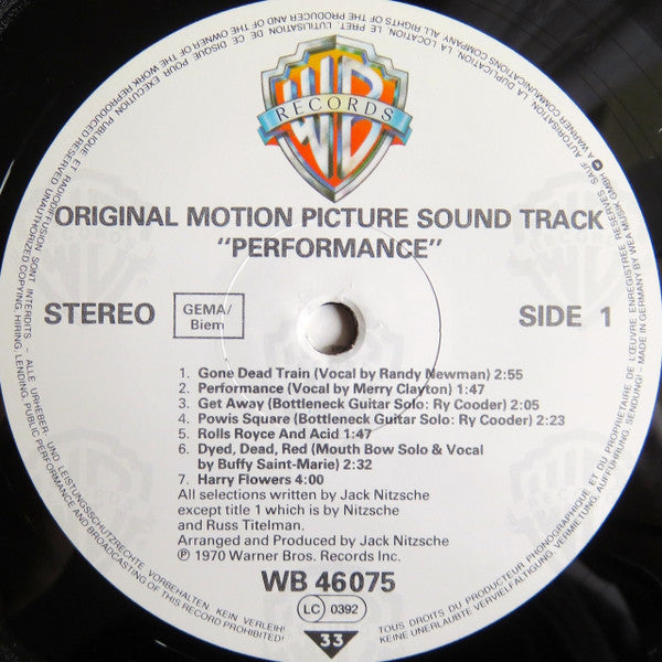 Performance: Original Motion Picture Sound Track