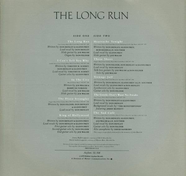 The Long Run