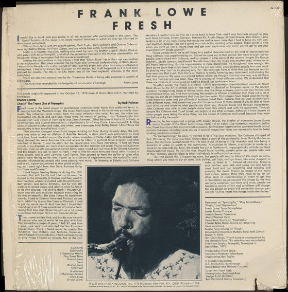 Release: Fresh-Vinyl-US-1975-AL 1015, AL 1015-1570904