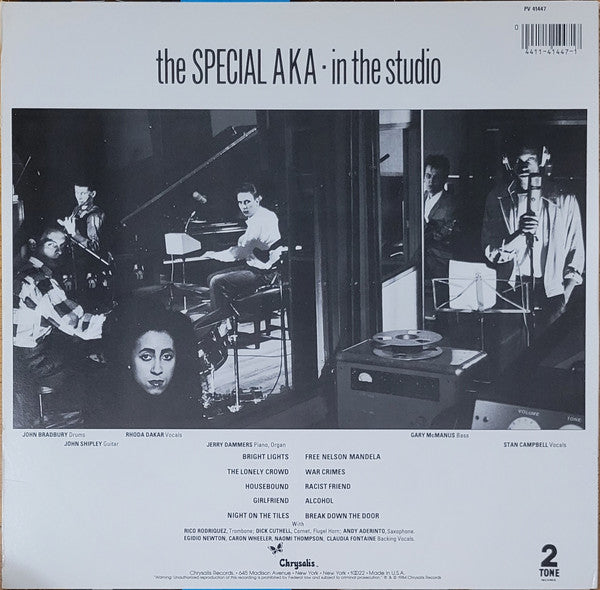 Master Release: In The Studio by The Special AKA