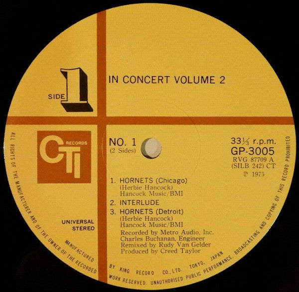 In Concert, Volume 2