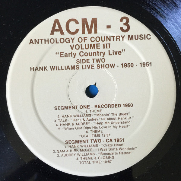 Early Country Live Volume 1