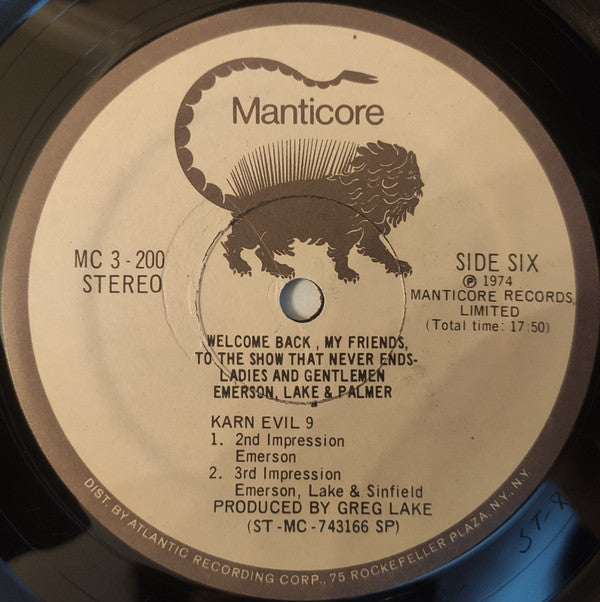 Welcome Back My Friends To The Show That Never Ends - Ladies And Gentlemen