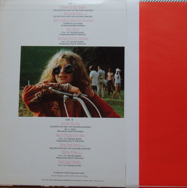 Release: Janis Joplin's Greatest Hits-Vinyl-Japan-1978-25AP-1246-7572281