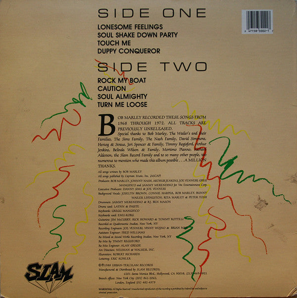 Release: Bob Marley-Vinyl-US-1988-UT-3002, UT-3002-2045770