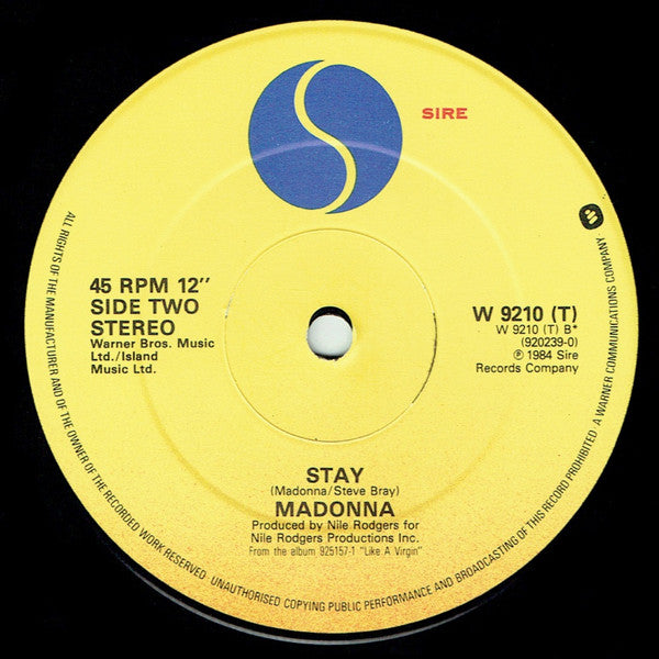 Like A Virgin (U.S. Dance Remix) / Stay