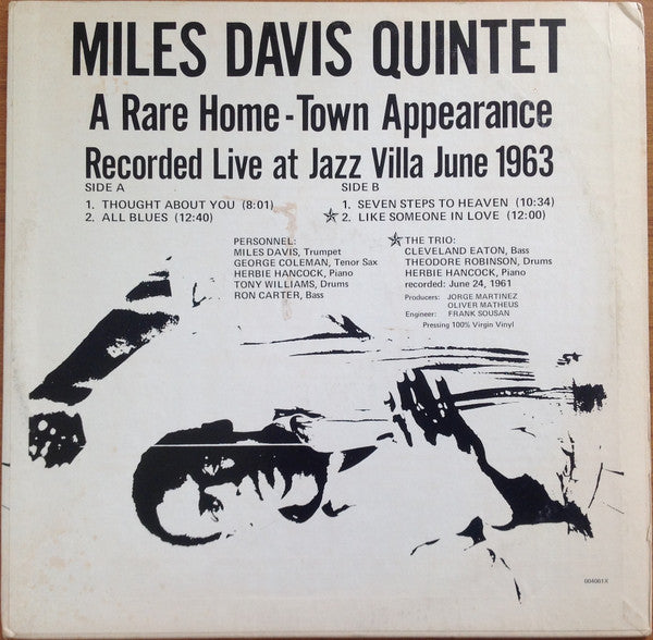 Master Release: Miles In St. Louis by The Miles Davis Quintet