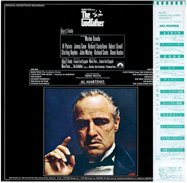 Release: The Godfather (Original Soundtrack Recording)-Vinyl-Japan-1984-P-11551-2611187