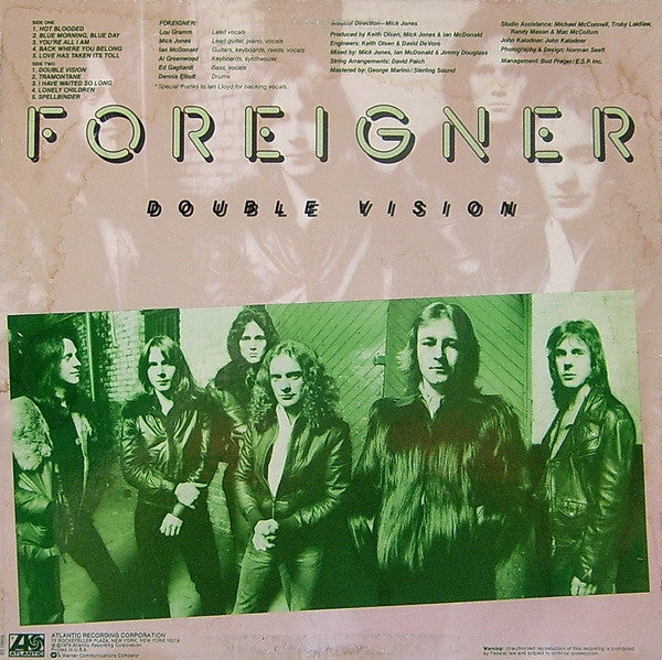 Release: Double Vision-Vinyl-US-1978-SD 19999-3636497