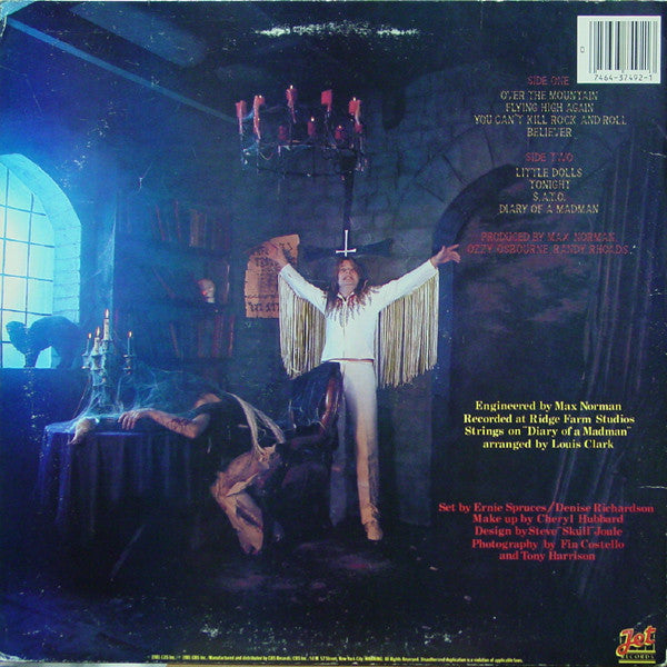 Release: Diary Of A Madman-Vinyl-US-1981-FZ 37492-2590670