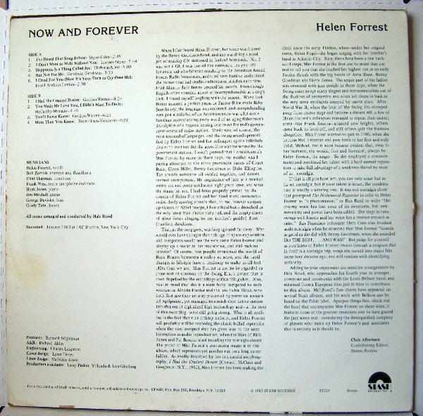 Master Release: Now And Forever by Helen Forrest