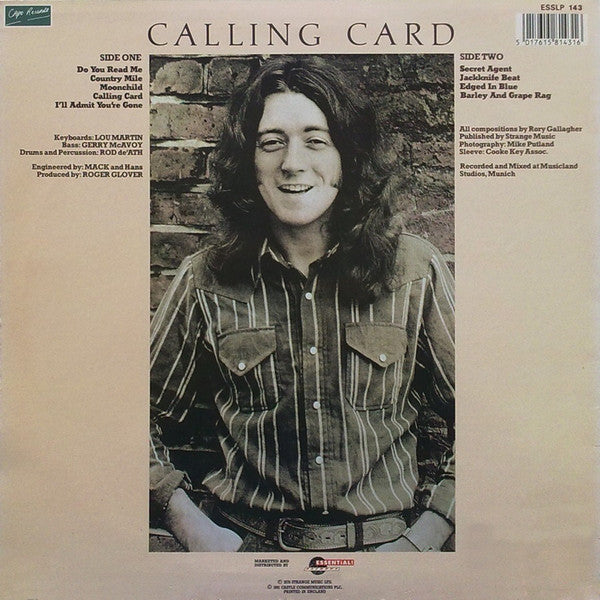 Release: Calling Card-Vinyl-UK-1991-ESSLP 143-2779977