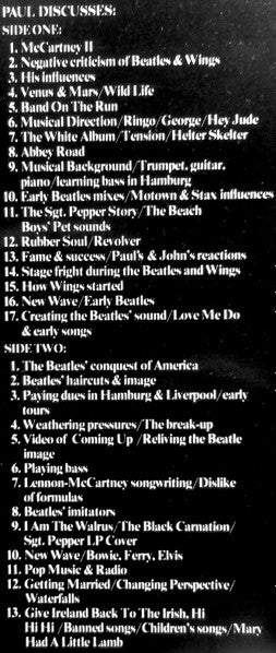 The McCartney Interview