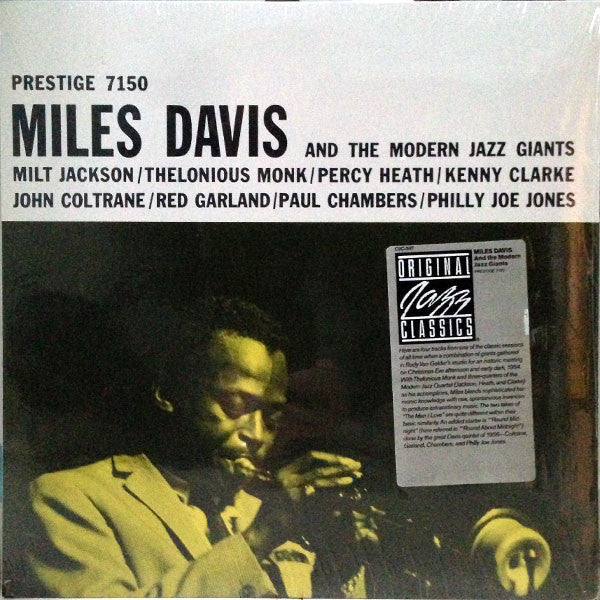 Release: Miles Davis And The Modern Jazz Giants-Vinyl-US-1989-OJC-347, P-7150-3422290