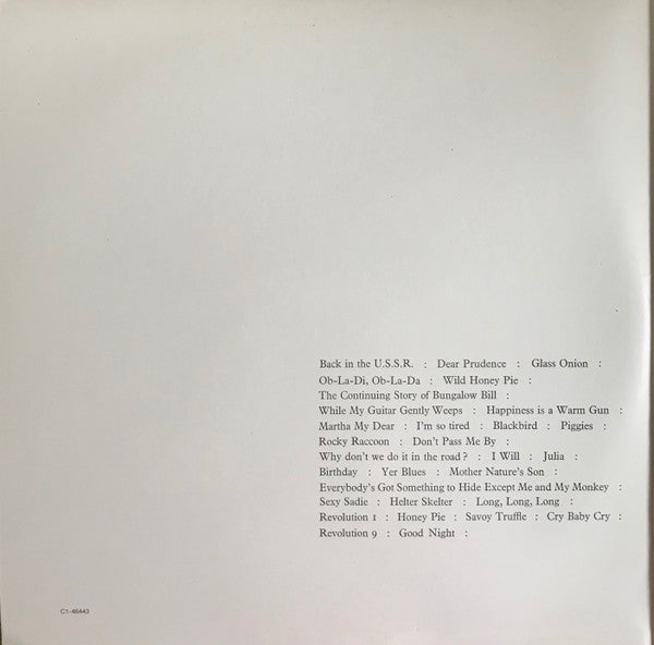 Release: The Beatles-Vinyl-US-1988-C1-46443-2706558