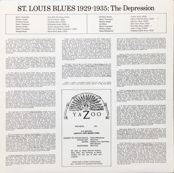 St. Louis Blues 1929-1935 (The Depression)