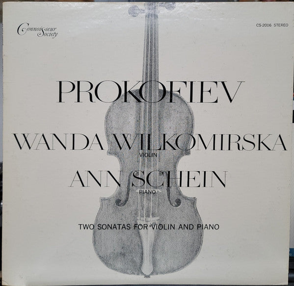 Master Release: Two Sonatas For Violin And Piano by Sergei Prokofiev