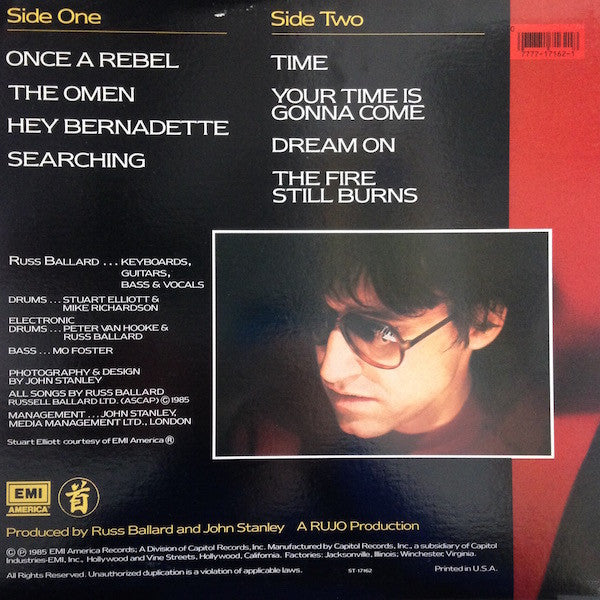 Master Release: The Fire Still Burns by Russ Ballard
