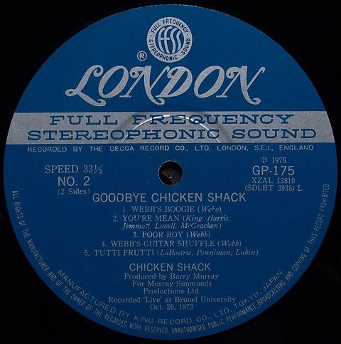 Goodbye Chicken Shack