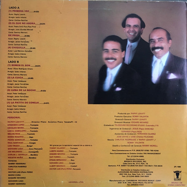 Release: Somos El Son-Vinyl-US-1986-Bronco 139, B-139-5641831