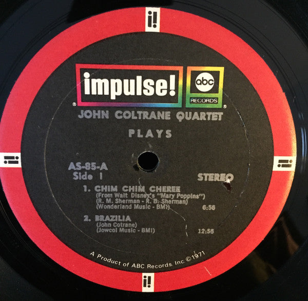 Release: The John Coltrane Quartet Plays-Vinyl-US-1971-AS-85, AS-85-5374096