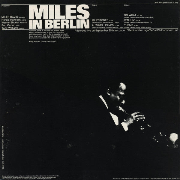 Miles In Berlin