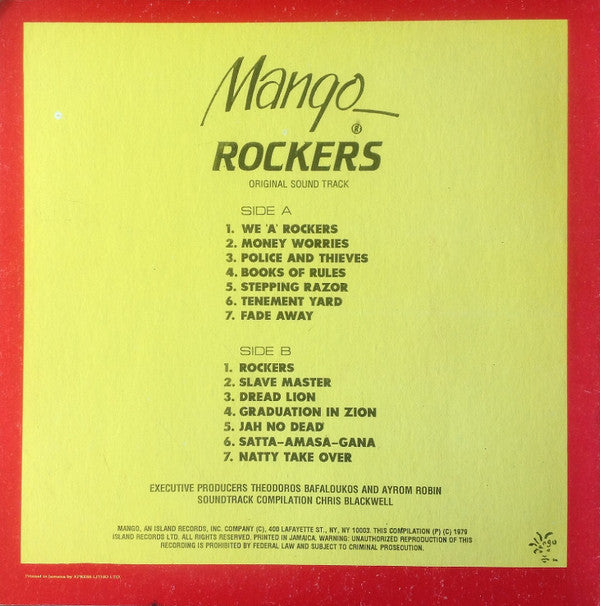 Release: Rockers (Original Soundtrack Recording)-Vinyl-Jamaica-None-none-6034481