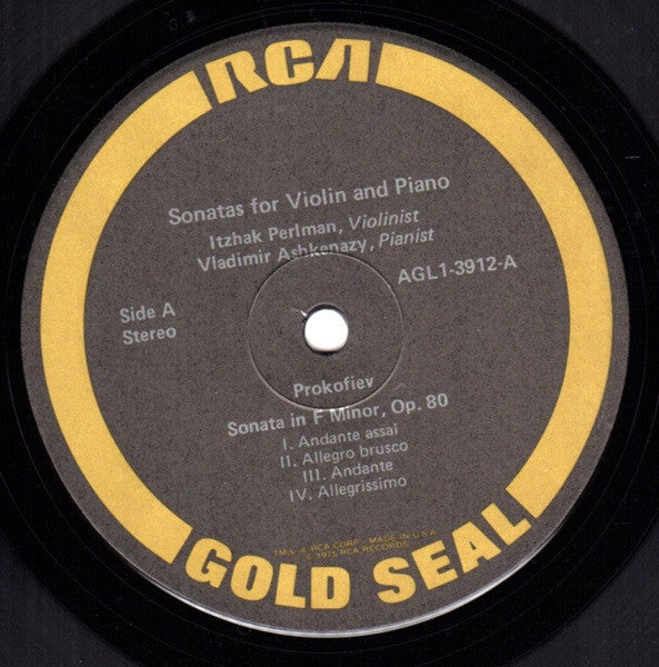 Sonatas For Violin And Piano (No. 1, Op. 80 · No. 2, Op. 94a)